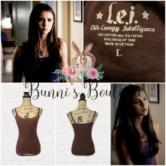 ALT Elena Gilbert Lei Lace Trim Camisole Sz L, XL - Picture 7 of 8
